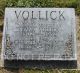 Grave of William Albert Francis 'Frank' Vollick & wife Christena Townes