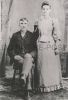 Photo of John Wesley VanVolkenburg (1863-1951) and wife Sarah Ann Reid (1873-1954), c. 1893